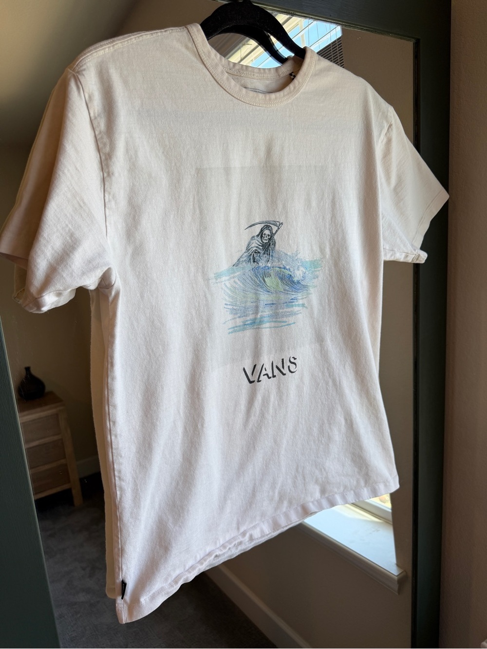 Vans OTW Gallery x Nathan Kostechko Tattoo Art Cream Graphic Tee Medium